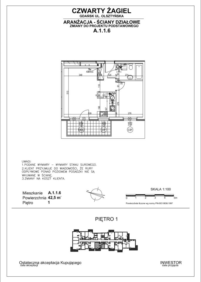 Mieszkanie 2-pokojowe Gdańsk Przymorze, ul. Olsztyńska. Zdjęcie 34