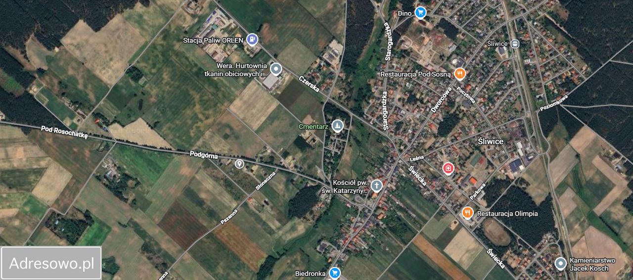 Działka budowlana Śliwice, ul. Zielna. Zdjęcie 4