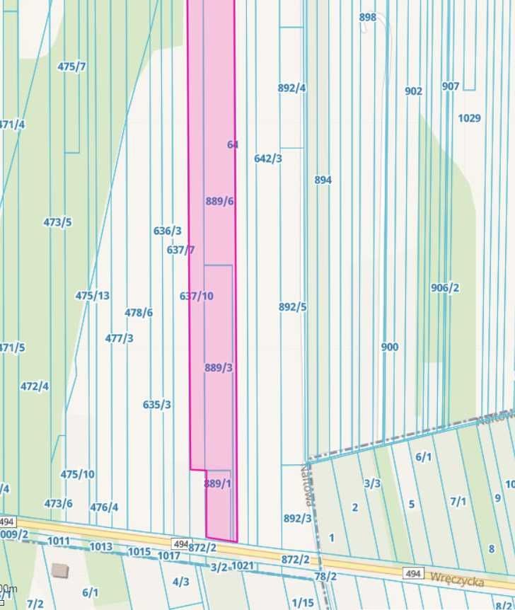 Działka budowlana Częstochowa Lisiniec, ul. Wręczycka. Zdjęcie 2