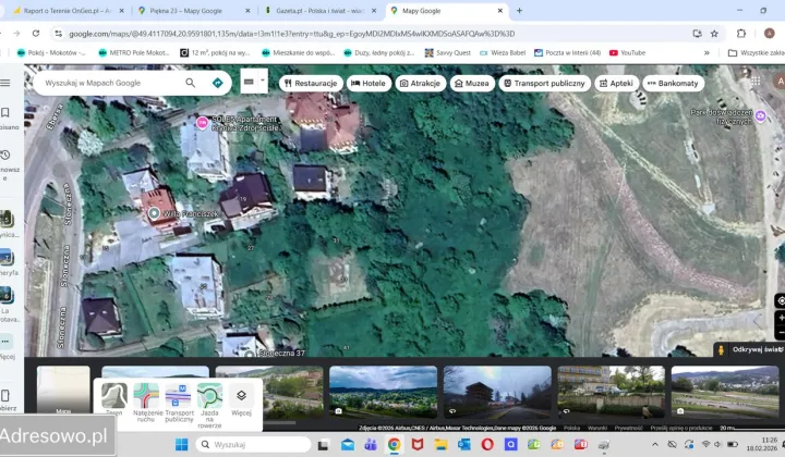 Działka budowlana Krynica-Zdrój, ul. Słoneczna