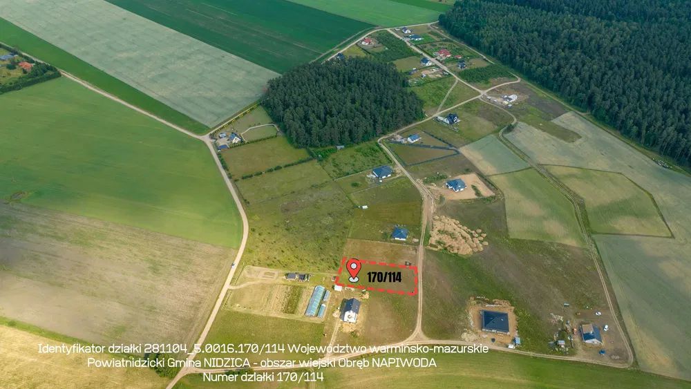 Działka budowlana Napiwoda. Zdjęcie 2