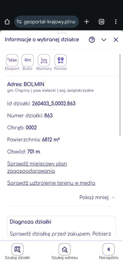 Działka leśna Bolmin. Zdjęcie 2