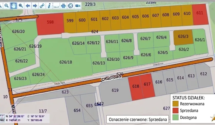 Działka budowlana Strzelino