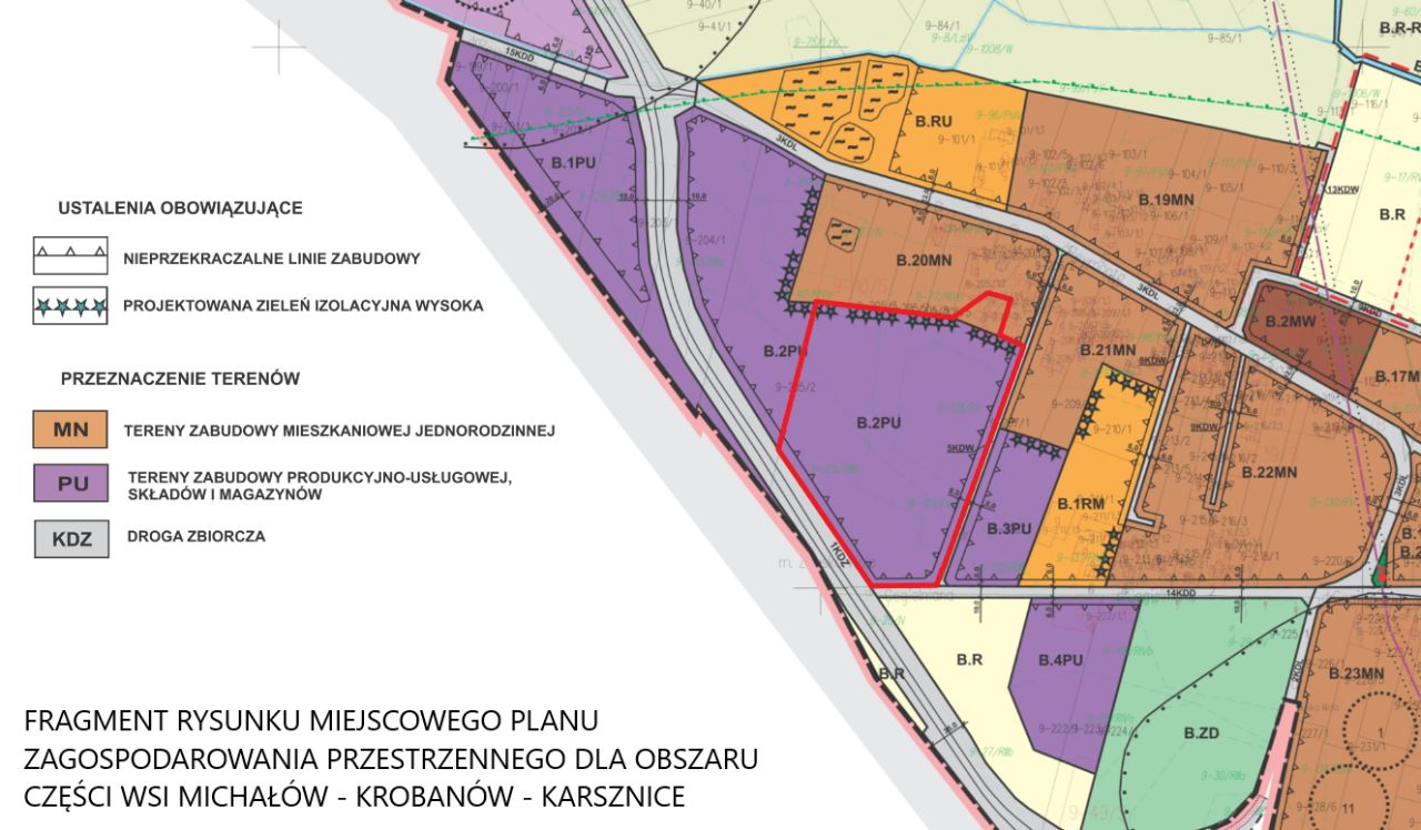 Działka inwestycyjna Karsznice Wieś, ul. Cegielniana. Zdjęcie 4