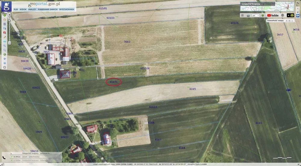 Działka rolno-budowlana Cieszacin Mały. Zdjęcie 2