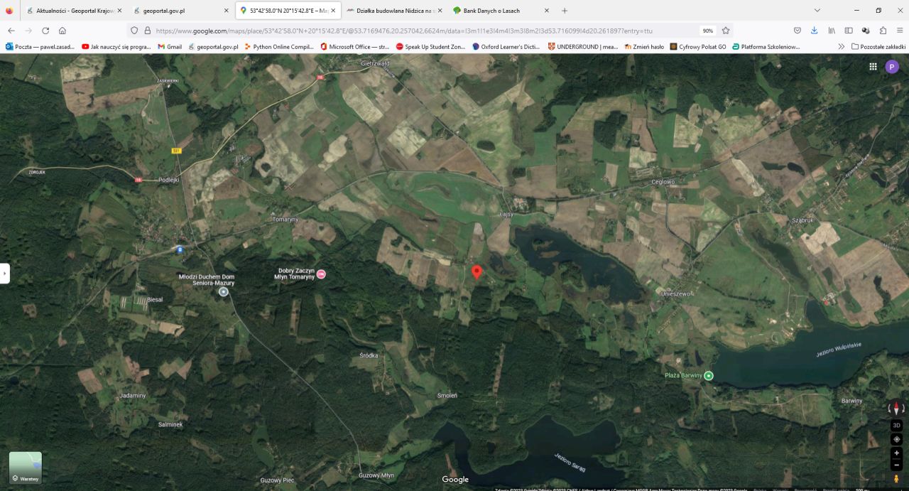 Działka budowlana Pęglity. Zdjęcie 7