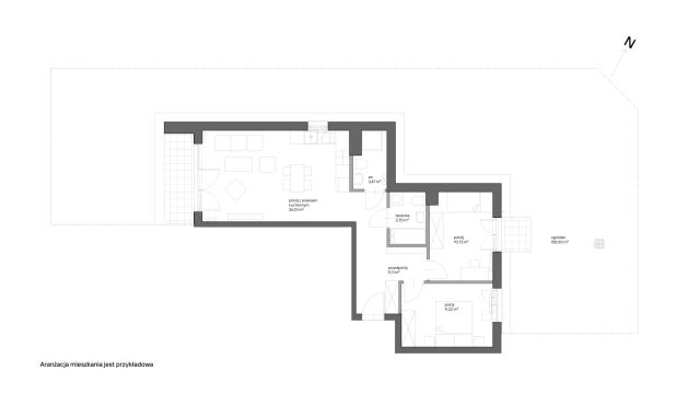 Mieszkanie 3-pokojowe Kraków Bieżanów, ul. Henryka i Karola Czeczów. Zdjęcie 7