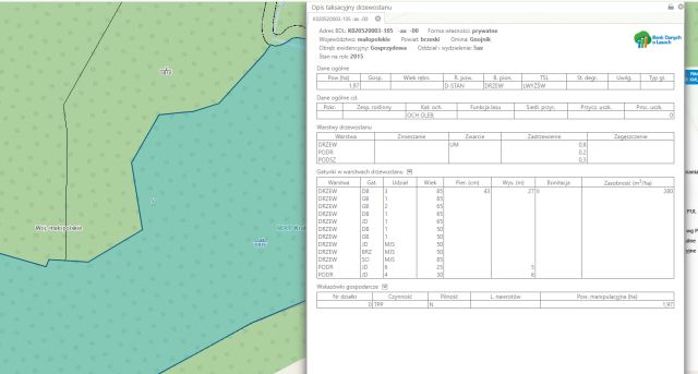 Działka leśna Gosprzydowa. Zdjęcie 1