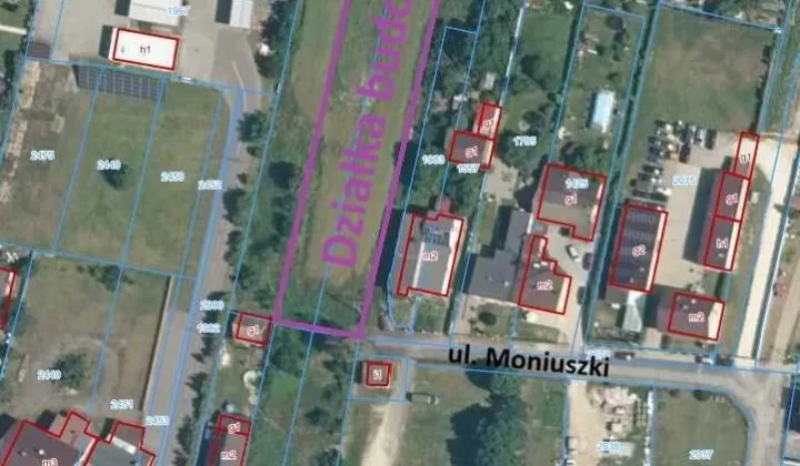 Działka budowlana Koszęcin, ul. Moniuszki