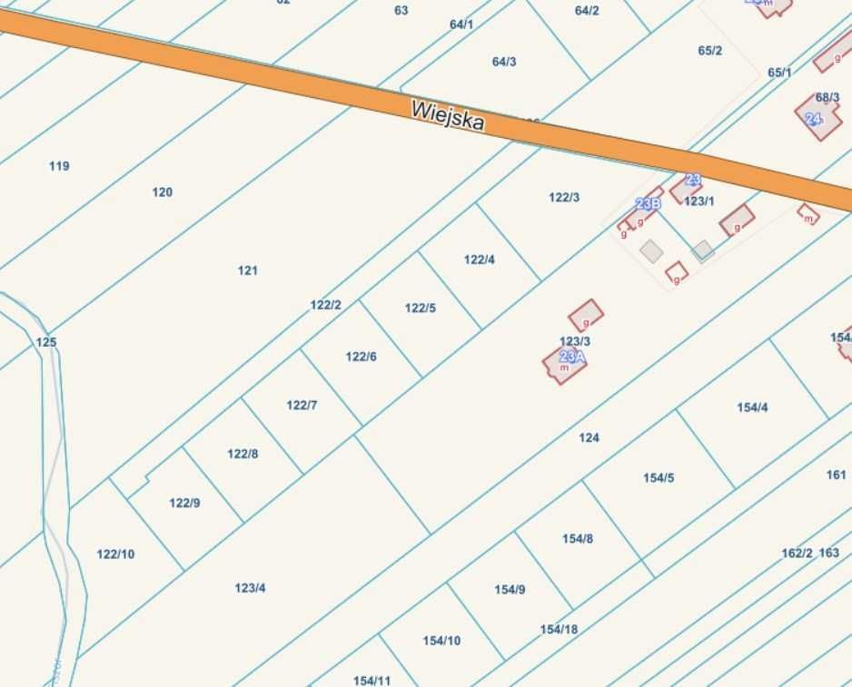 Działka budowlana Mostówka, ul. Wiejska. Zdjęcie 1