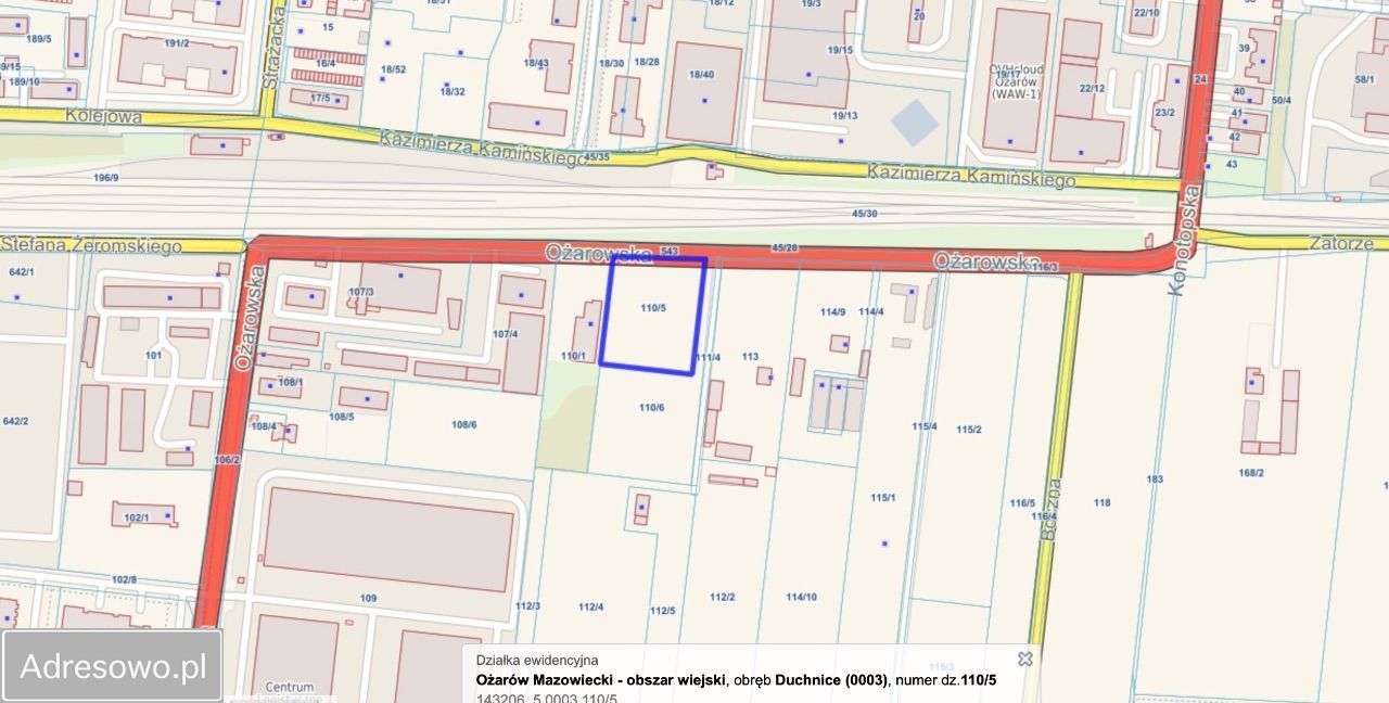 Działka inwestycyjna Duchnice, ul. Ożarowska. Zdjęcie 2