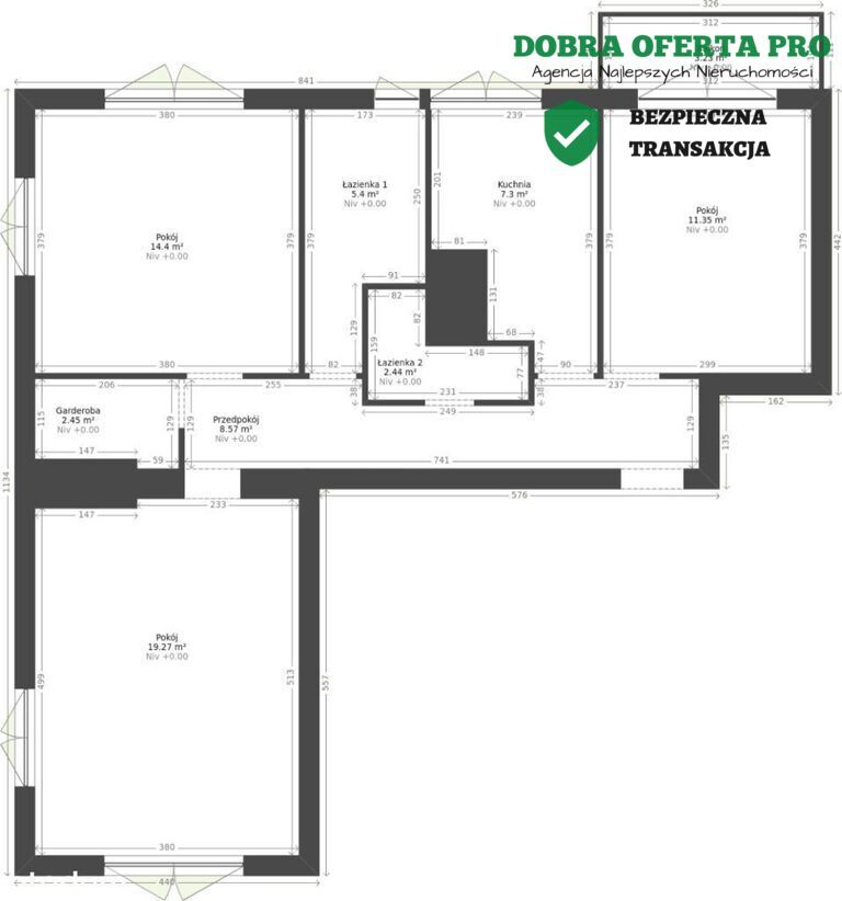 Mieszkanie 3-pokojowe Gdańsk Śródmieście, ul. Łagiewniki. Zdjęcie 7