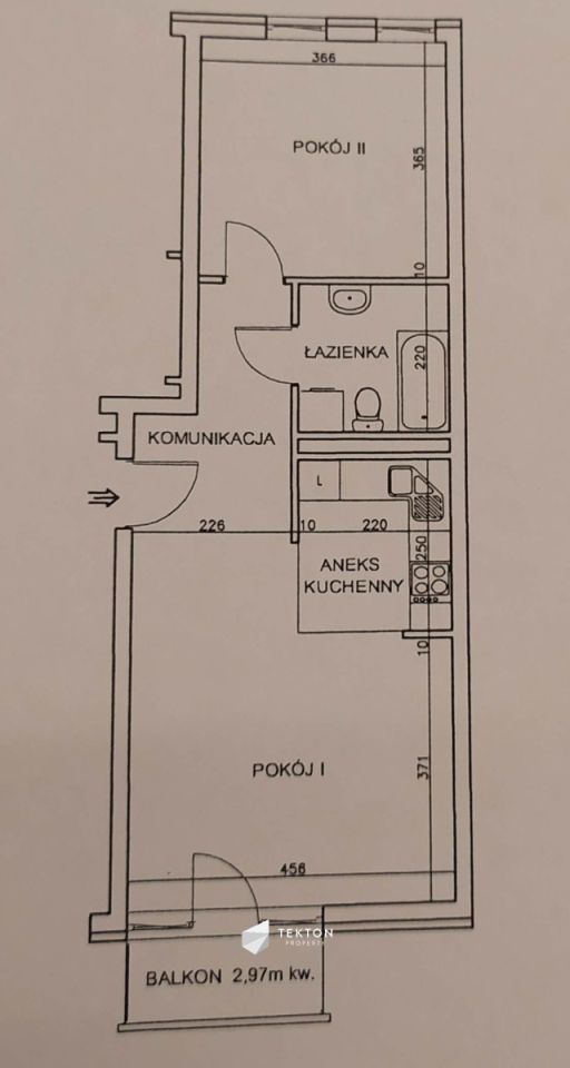 Mieszkanie 2-pokojowe Poznań Grunwald, ul. Smardzewska. Zdjęcie 17