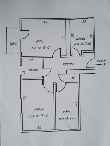 Mieszkanie 3-pokojowe Miechów Centrum. Zdjęcie 1