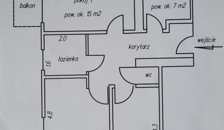 Mieszkanie 3-pokojowe Miechów Centrum