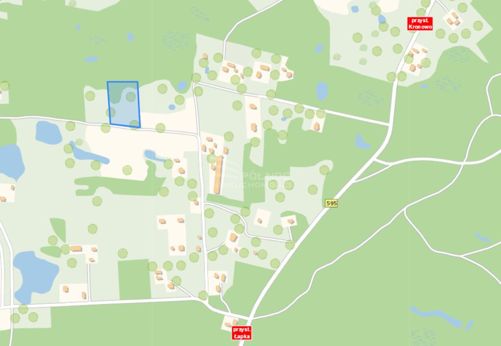 Działka rolna Łapka. Zdjęcie 9