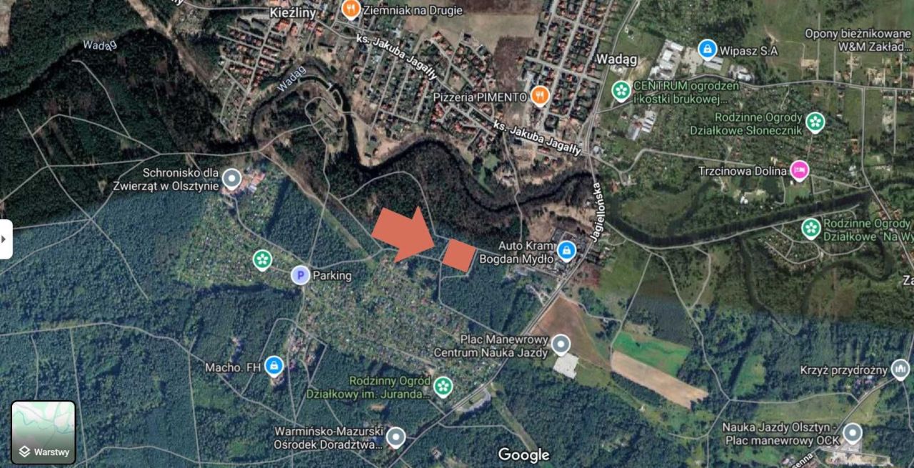 Działka budowlana Olsztyn, ul. Jagiellońska