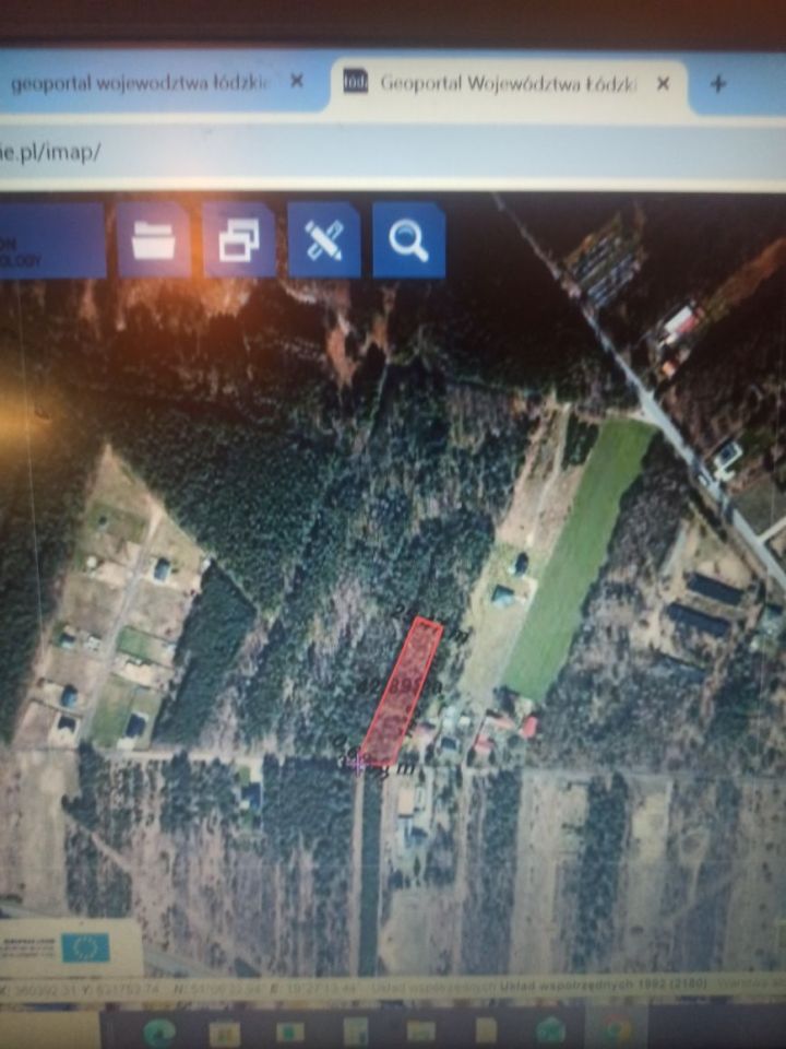 Działka budowlana Blok Dobryszyce. Zdjęcie 2