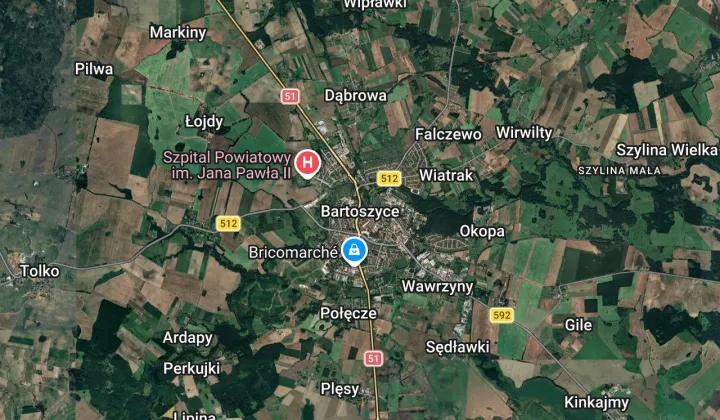 Działka rod Bartoszyce, Dąbrowa