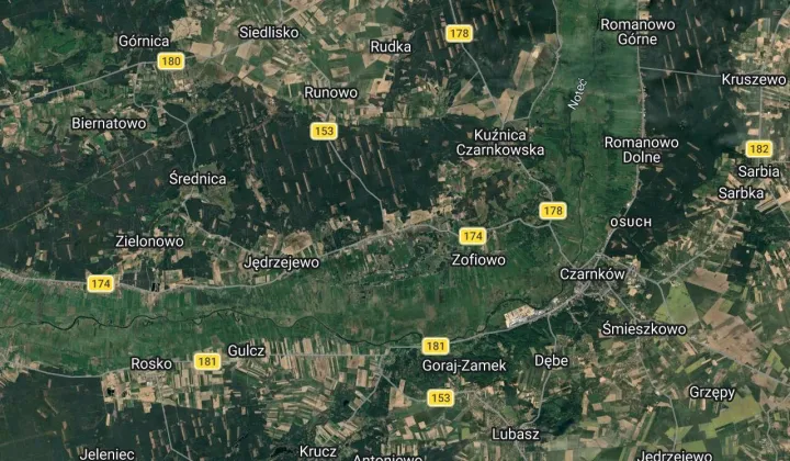 Działka rolna Gajewo