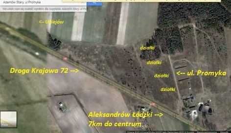 Działka budowlana Stary Adamów, ul. Promyka. Zdjęcie 2