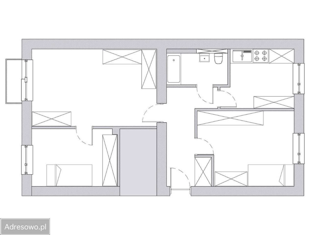Mieszkanie 3-pokojowe Częstochowa Centrum, ul. Lelewela. Zdjęcie 5