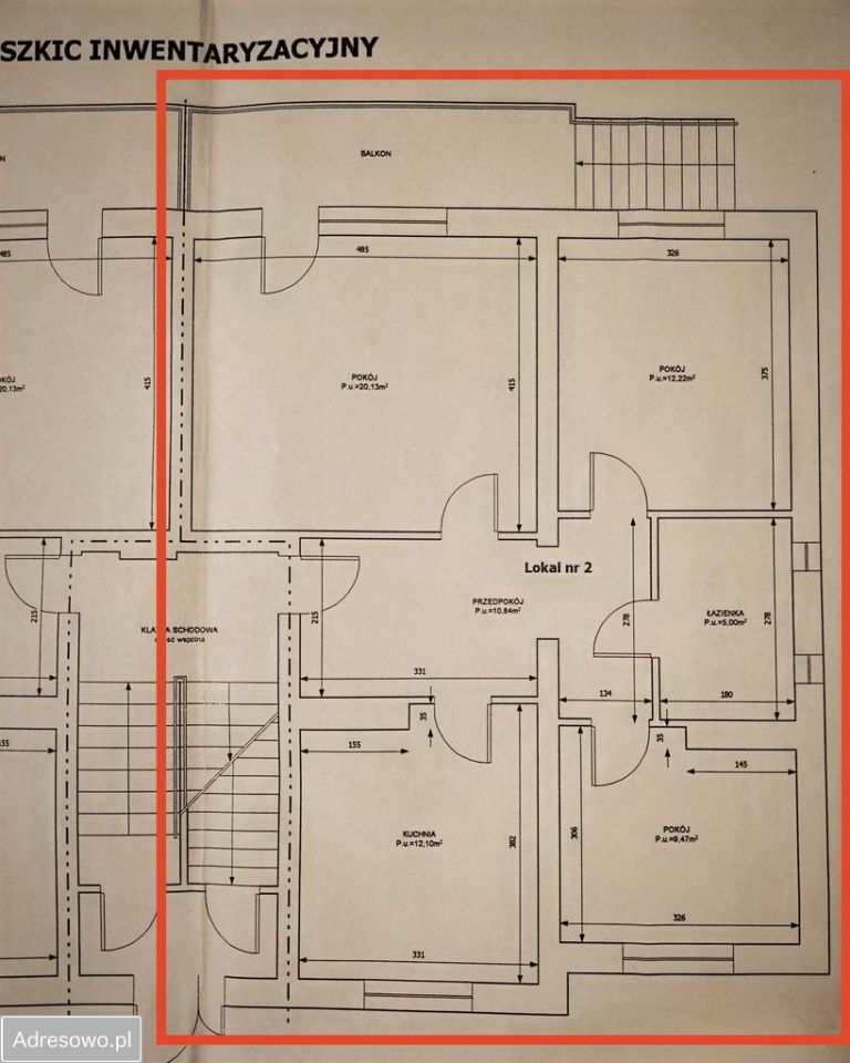 Mieszkanie 3-pokojowe Olsztynek. Zdjęcie 14