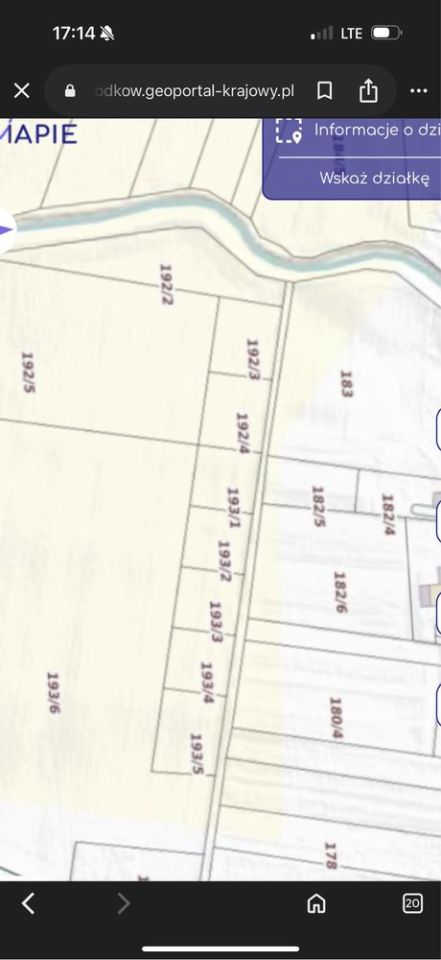 Działka budowlana Głębocko