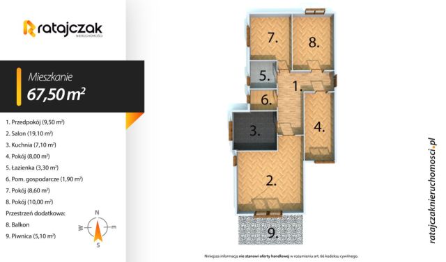 Mieszkanie 4-pokojowe Rumia, ul. Saperów. Zdjęcie 20