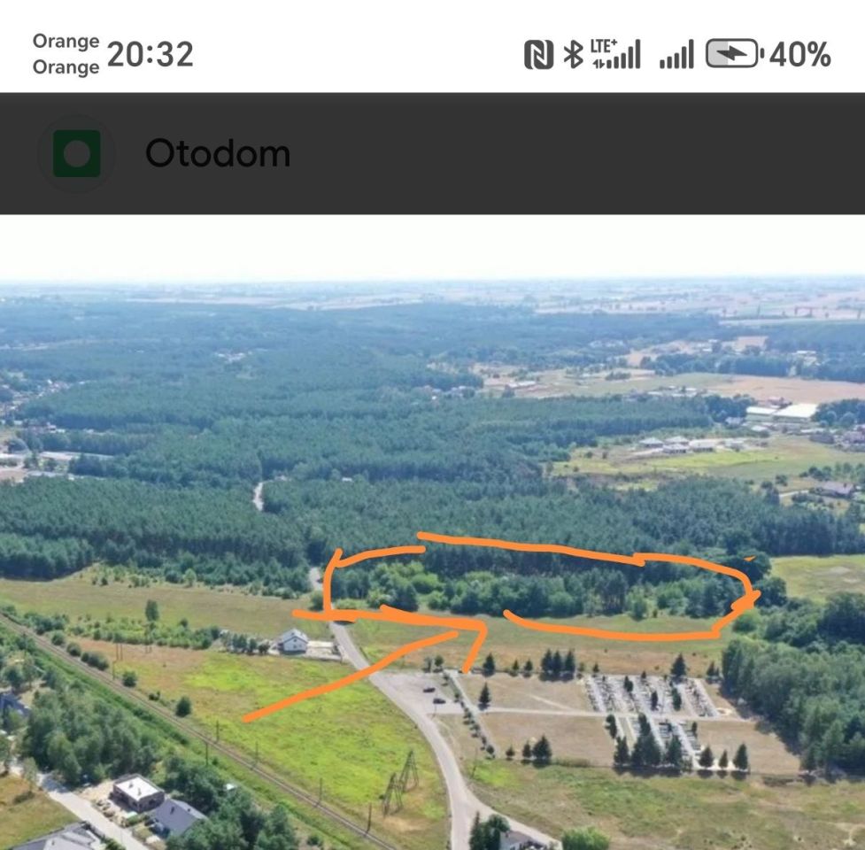 Działka rolna Odolion, ul. Elizejska. Zdjęcie 4