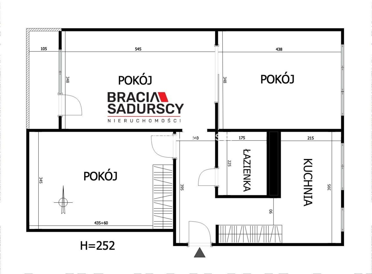 Mieszkanie 3-pokojowe Kraków Prądnik Czerwony, ul. Młyńska. Zdjęcie 21