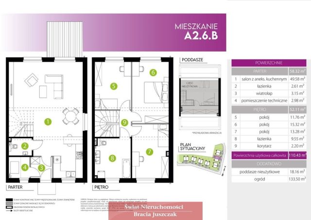 Mieszkanie 4-pokojowe Lisowice. Zdjęcie 5