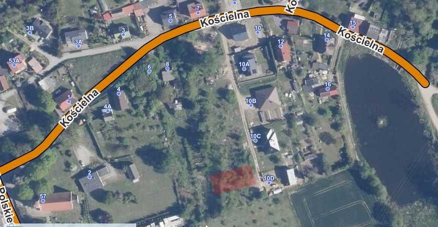 Działka budowlana Gościno, ul. Kościelna. Zdjęcie 2