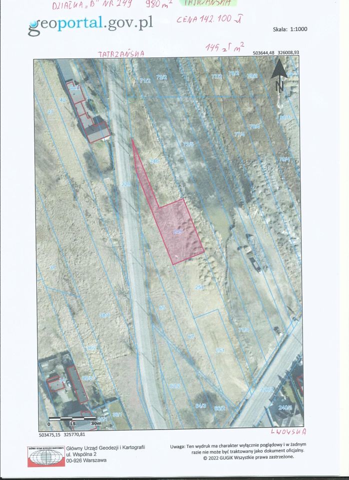 Działka budowlana Częstochowa Wielki Bór, ul. Tatrzańska. Zdjęcie 8