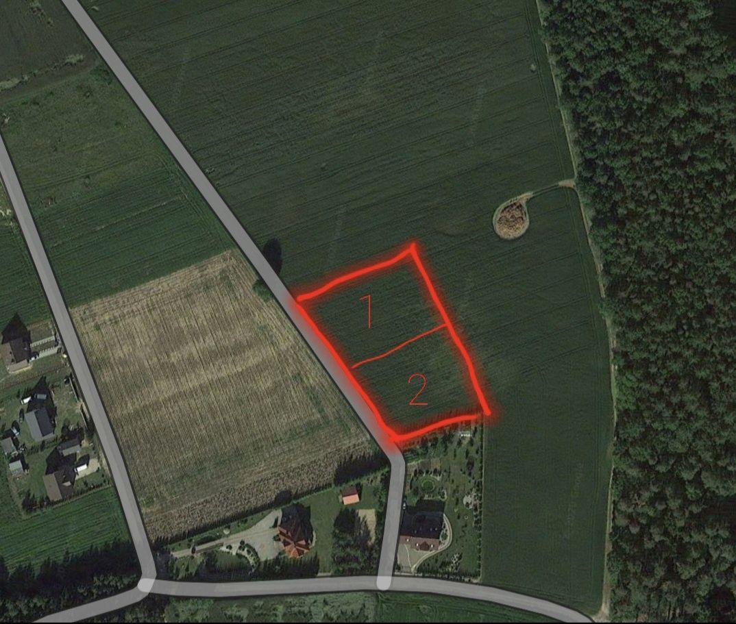 Działka budowlana Białkowo. Zdjęcie 1