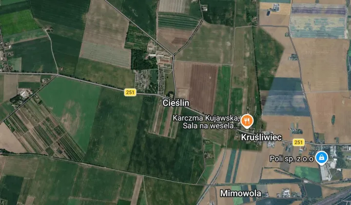 Działka rolna Cieślin
