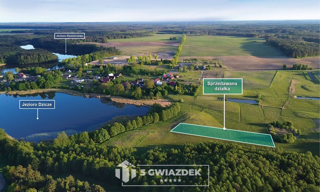 Działka budowlana Dziki. Zdjęcie 2