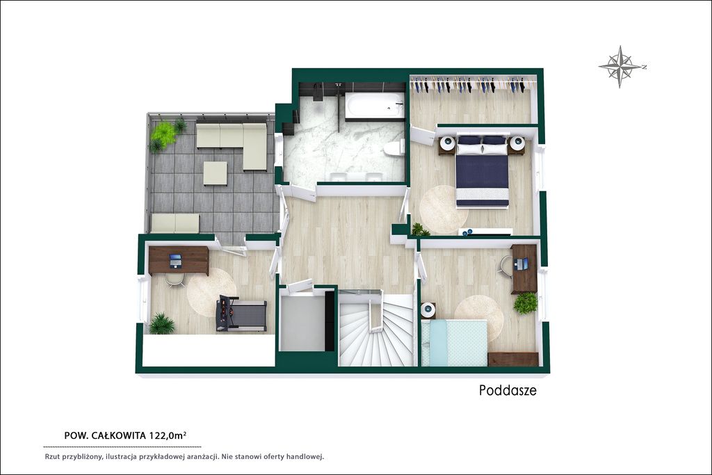 bliźniak, 4 pokoje Łomianki Buraków, ul. Łąkowa. Zdjęcie 10