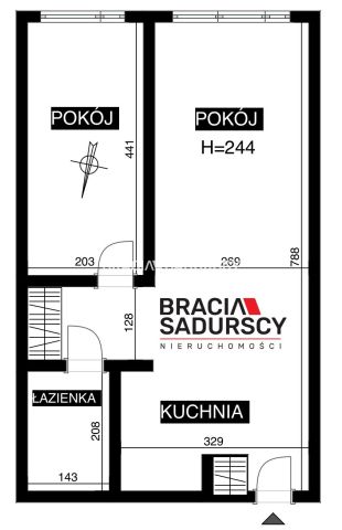 Mieszkanie 2-pokojowe Kraków Bieńczyce, os. Kazimierzowskie. Zdjęcie 15