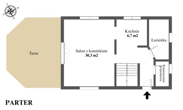 dom wolnostojący, 5 pokoi Łąski Piec. Zdjęcie 19