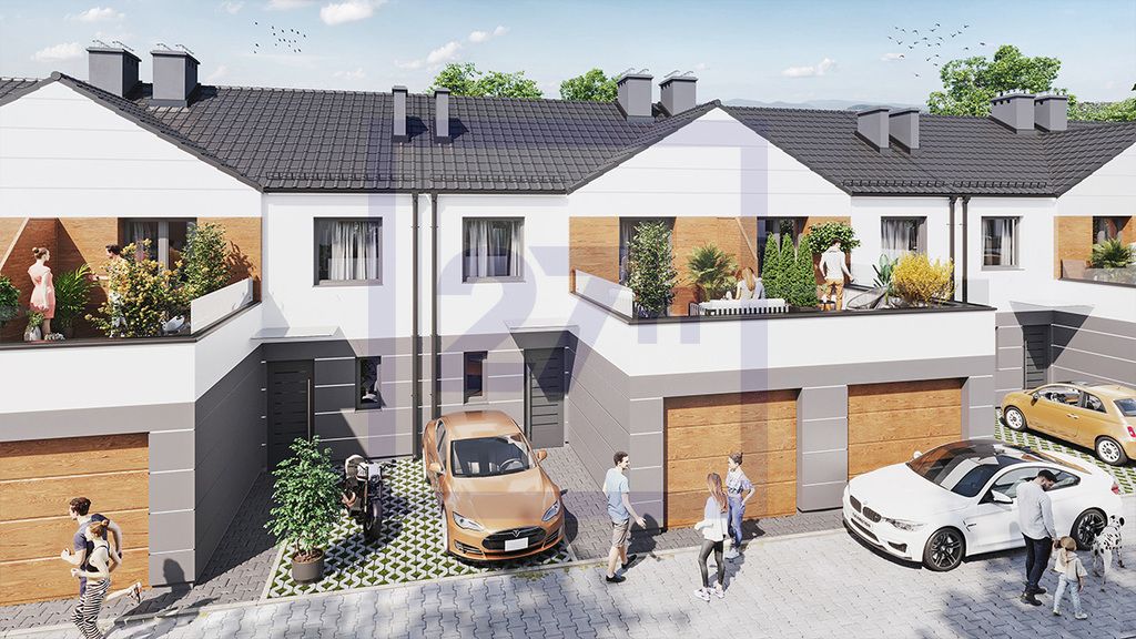 dom szeregowy, 5 pokoi Wilkszyn, ul. Pod Lasem. Zdjęcie 9