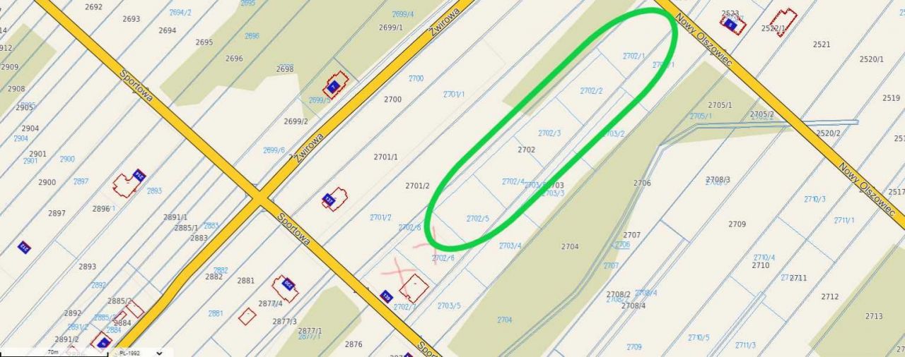 Działka budowlana Pysznica, ul. Sportowa