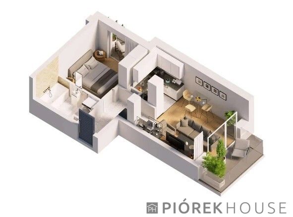 Mieszkanie 2-pokojowe Warszawa Praga-Południe, ul. Józefa Chłopickiego. Zdjęcie 1