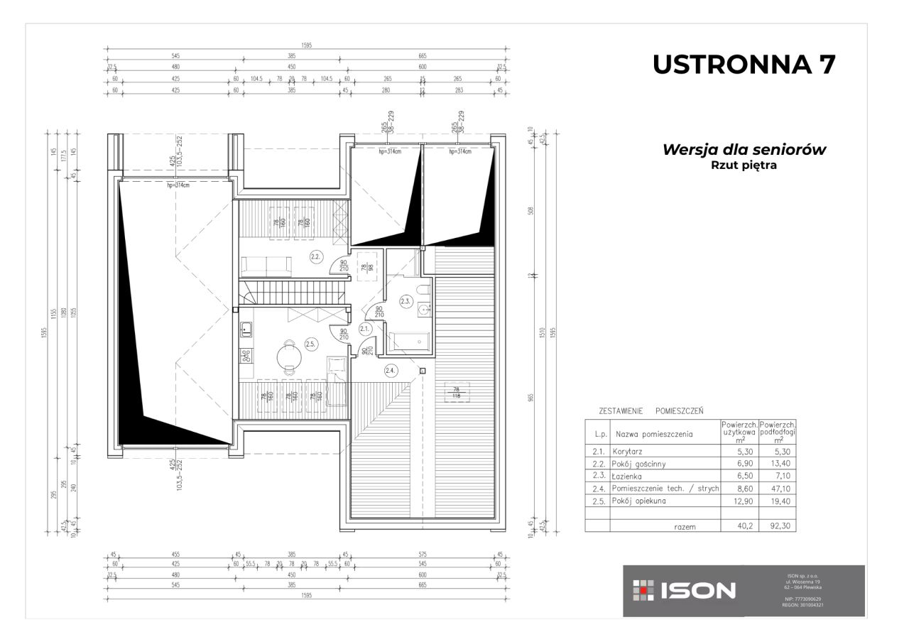 dom wolnostojący, 6 pokoi Skórzewo, ul. Ustronna. Zdjęcie 17