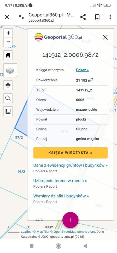 Działka rolno-budowlana Słupno. Zdjęcie 2