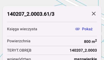 Działka budowlana Chrzanówek