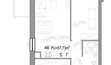 Mieszkanie 3-pokojowe Łódź Nowe Sady, ul. Nowe Sady