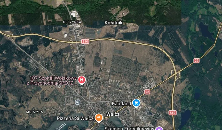 Działka inwestycyjna Wałcz, ul. Wronia