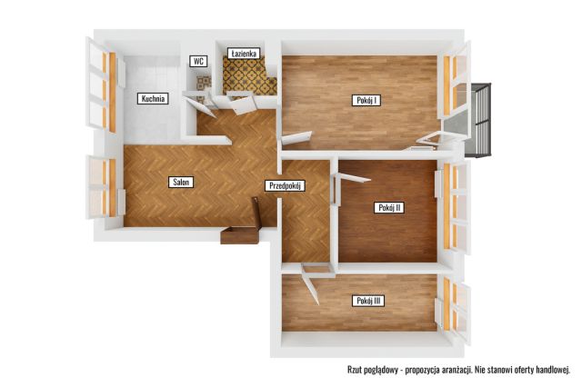 Mieszkanie 3-pokojowe Błonie, ul. Marszałka Józefa Piłsudskiego. Zdjęcie 32