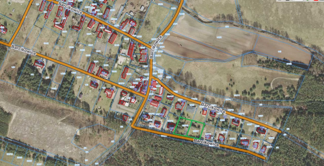 Działka budowlana Zielona Góra Barcikowice. Zdjęcie 2